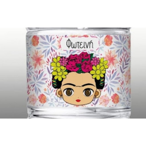 Ετικέτα cute floral Fridha, προσωποποιημένη