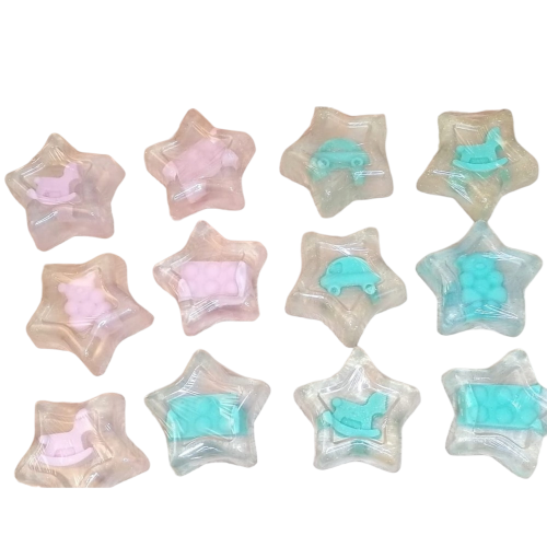 Handmade Aromatic Star Soap with 3D toy soap inside