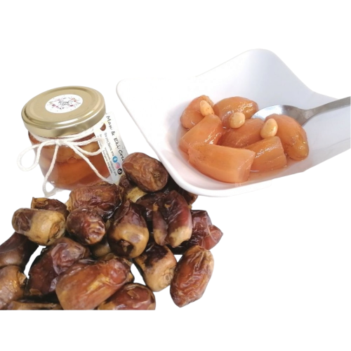 Handmade Spoon Sweet Dates with Almond